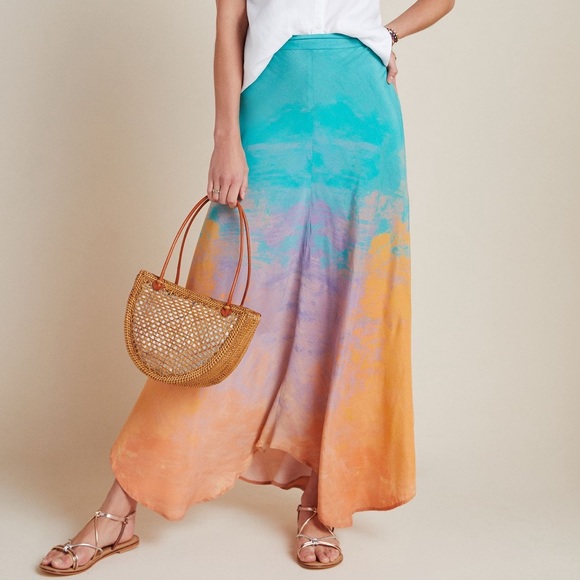 Anthropologie Dresses & Skirts - ANTHROPOLOGIE / BL-NK Tie-Dye Bias Maxi Skirt - Sz XS